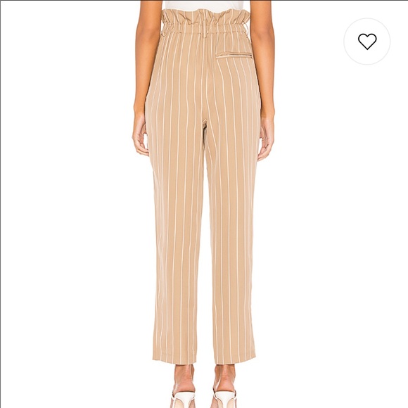 L’Academia The Josephe Pant in Beige & White - Picture 2 of 5